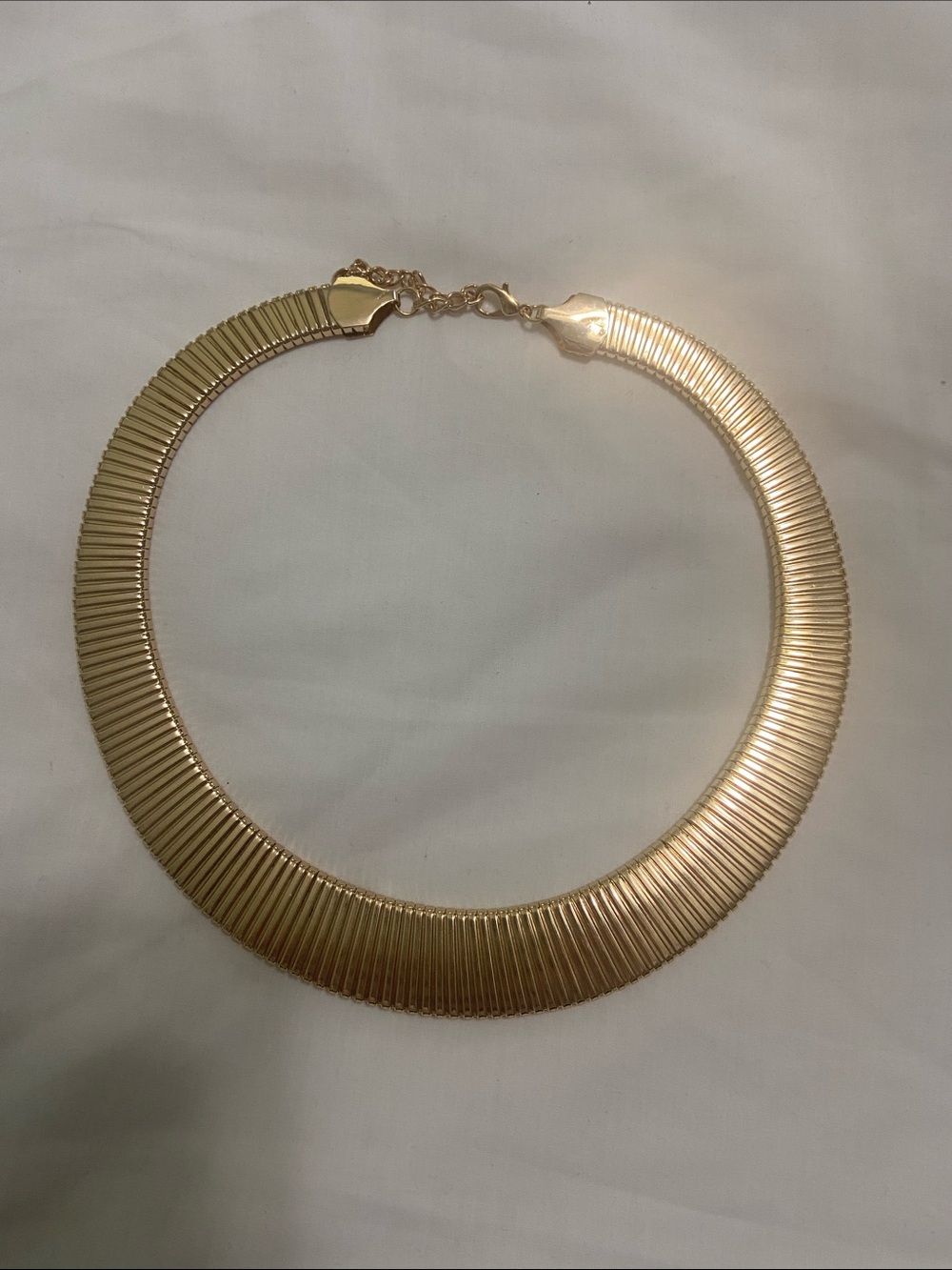 Thick and heavy Gold Collar Necklace - Women's Statement Jewelry